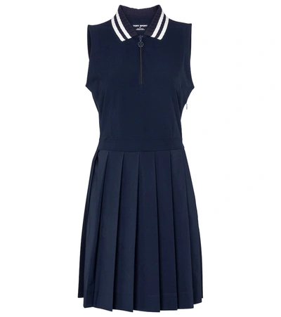 Tory Sport Tory Burch Performance Pleated Golf Dress In Tory Navy