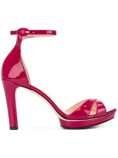 Repetto Ankle Strap Platform Sandals In Pink