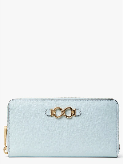 Kate Spade Toujours Zip-around Continental Wallet In Cloud Mist