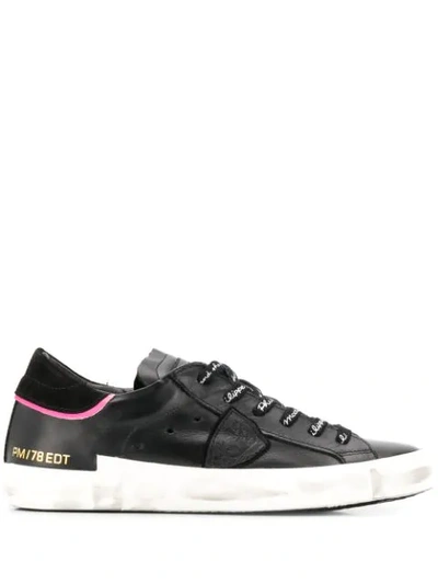 Philippe Model Prsx L Trainers In Black Leather