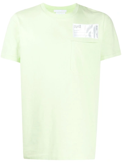 Helmut Lang T-shirt With Short Sleeves In Light Green Color