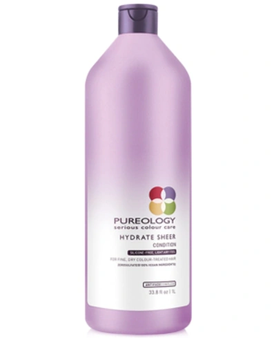 Pureology Hydrate Sheer Conditioner For Fine, Dry, Color-treated Hair 33.8 Fl oz/ 1000 ml