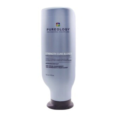Pureology Strength Cure Blonde Purple Conditioner 9 oz Toning For Brassy In Purple,yellow