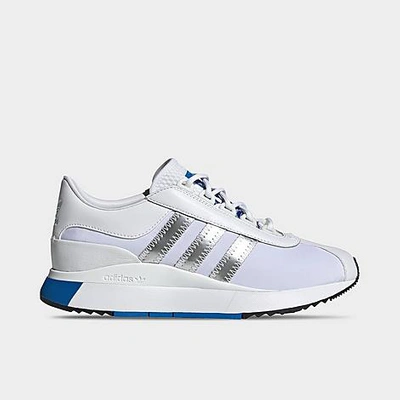 Adidas Originals Adidas Women's Originals Sl Andridge Casual Shoes In Ftwr White/silver Met/bluebird
