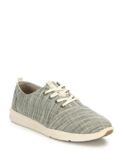 Toms Del Rey Textured Sneakers In Medium Grey