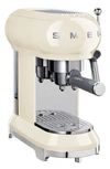 Smeg '50s Retro Style Espresso Coffee Machine In Cream