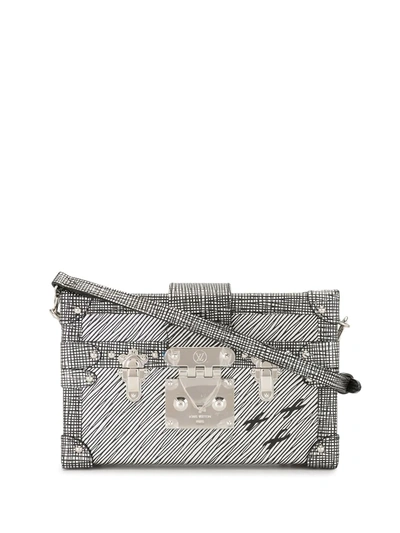 Pre-owned Louis Vuitton 2016  Petite Malle Shoulder Bag In Silver