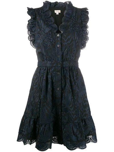 Temperley London Heaven Mini Dress In Black