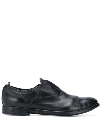 Officine Creative Lace-up Leather Oxford Shoes In Black
