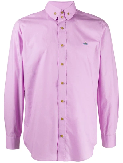 Vivienne Westwood Two Button Krall Shirt Pink