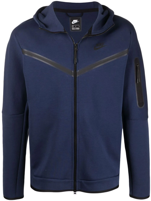 Nike Sportswear Tech Fleece Men's Full-zip Hoodie In Midnight Navy 