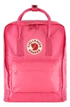 Fjall Raven Kånken Water Resistant Backpack In Flamingo Pink