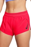 Nike Aeroswift Dri-fit Running Shorts In Bright Crimson