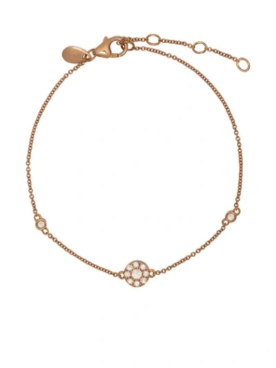 Monan 18kt Rose Gold Diamond Charm Bracelet