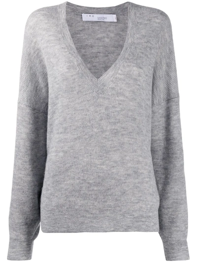 Iro V-neck Jumper In Grey