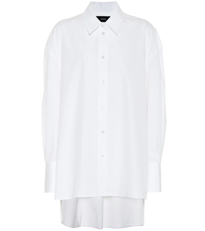 Joseph Baji Oversized Cotton Poplin Shirt In White