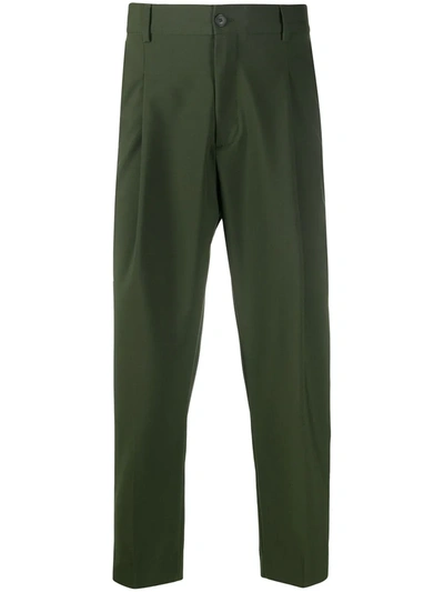 Zadig & Voltaire Straight-leg Tailored Trousers In Green