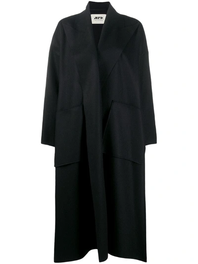 Maison Rabih Kayrouz Long Oversized Coat In Black