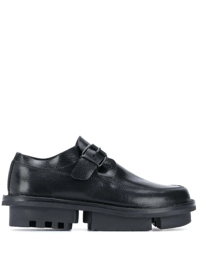 Trippen Transform Platform Loafers In Black