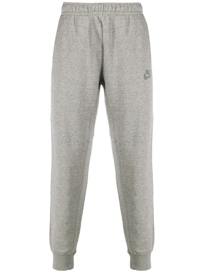 Nike Sportswear Logo Track Pants In Grey