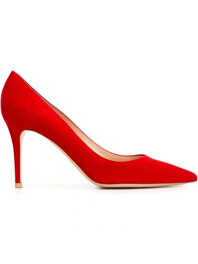 Gucci 'gianvito' Pumps In Red