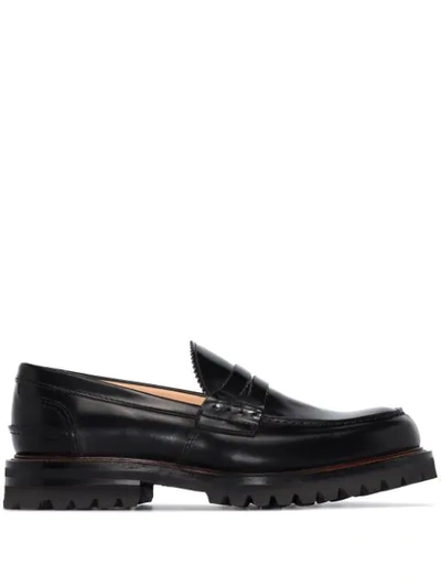 Church's Black Pembrey Leather Loafers