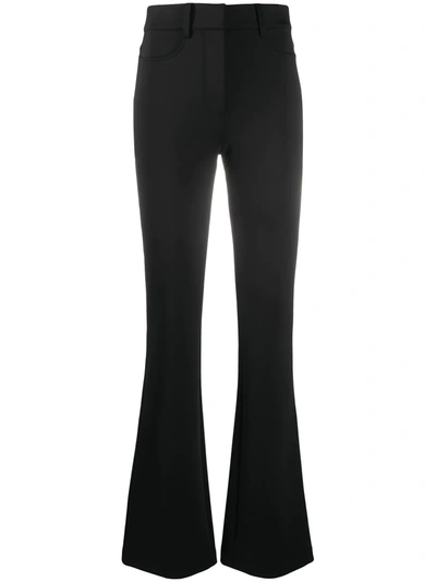 Alexander Wang Flared Tailored Trousers In Black