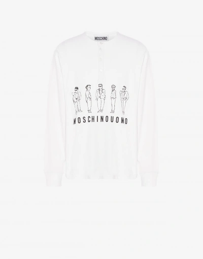 Moschino Jersey T-shirt  Uomo In White