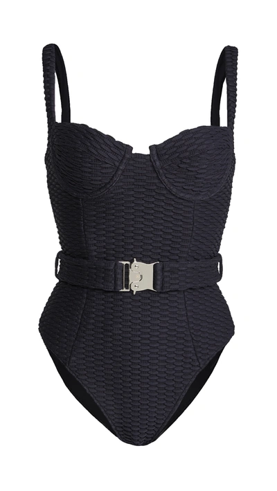 Devon Windsor Freya Full One Piece In Black Woven