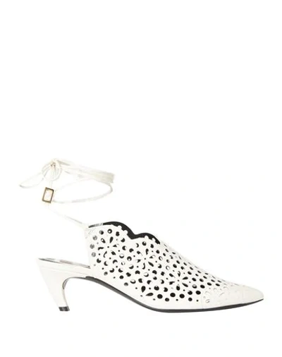 Roger Vivier Woman Mules & Clogs White Size 6.5 Soft Leather