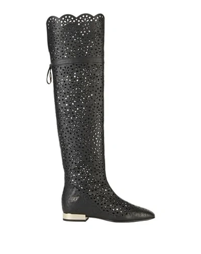 Roger Vivier Knee Boots In Black