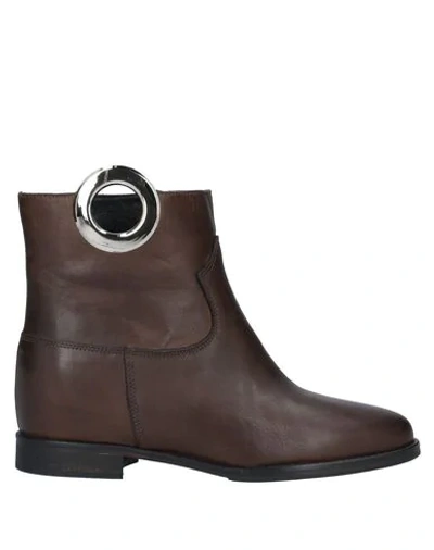 Poesie Veneziane Ankle Boots In Brown