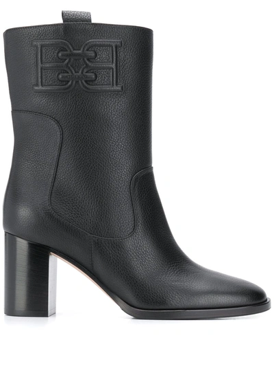 Bally Block Heel Boots In Black