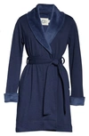 Ugg Blanche Ii Short Robe In Navy Heather