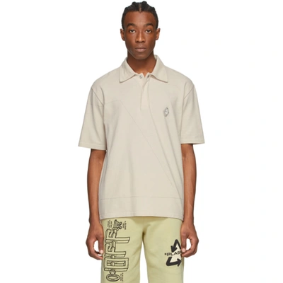 A-cold-wall* Logo Short-sleeve Polo Shirt In Mobe