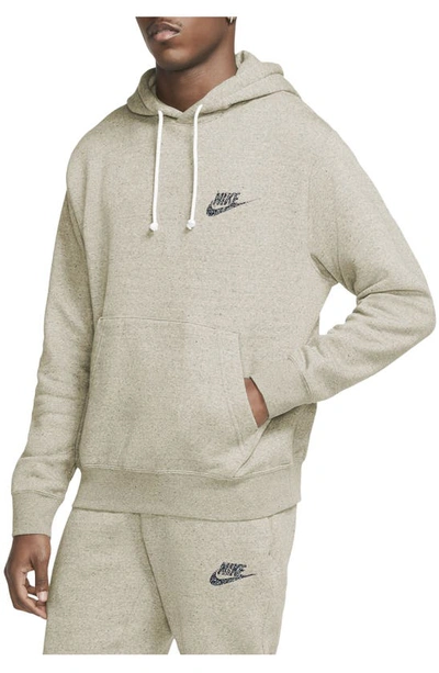 Nike Sportswear Hooded Sweatshirt In Multi-color/white/multi-color