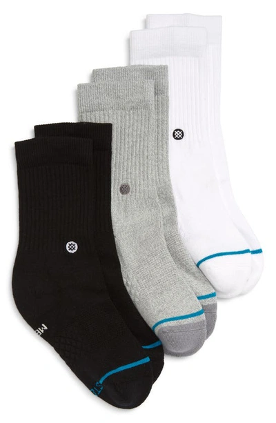 Stance Kids' Icon 3-pack Assorted Socks In Multi