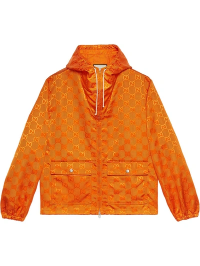 Gucci Off The Grid Zip-up Tech Jacket In Orange