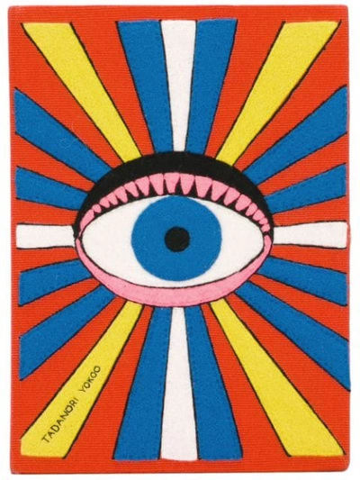 Olympia Le-tan Eye Book Clutch In Оранжевый