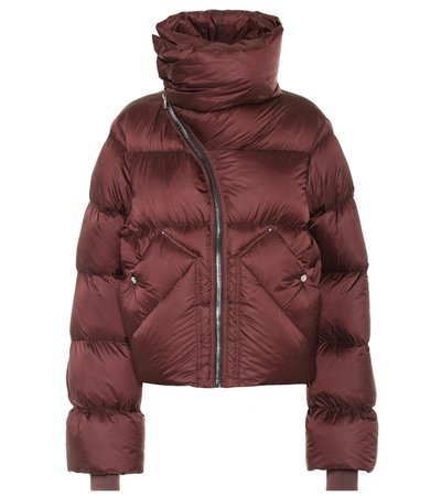 Rick Owens Mountain Duvet Puffer Jacket In Red ModeSens