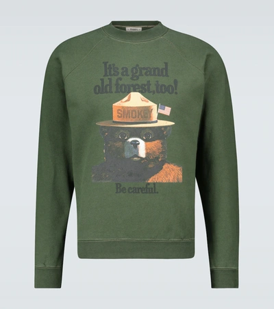 Phipps Smokey Bear Graphic Sweatshirt In Green