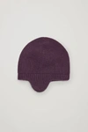 Cos Kids' Cashmere Ear Cover Beanie In Purple