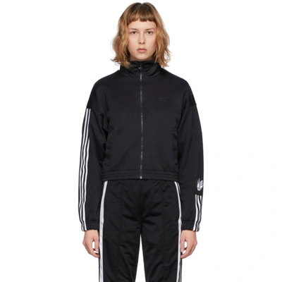 Adidas Originals Adidas Women's Originals Adicolor 3d Trefoil Track Jacket In Black