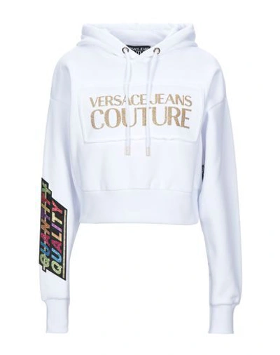 Versace Jeans Couture Hooded Sweatshirt In White
