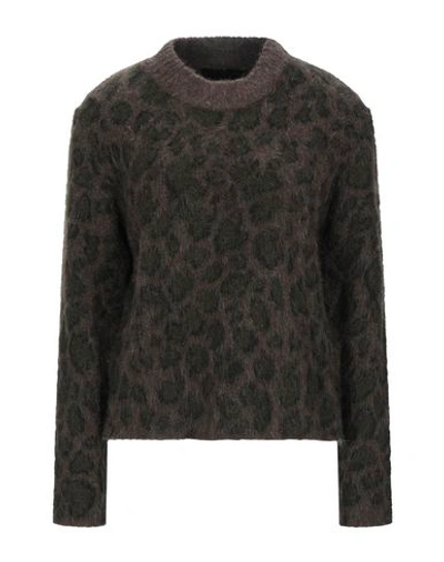 John Richmond Sweaters In Brown