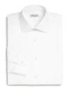 Charvet Regular-fit Cotton Long-sleeve Dress Shirt In White