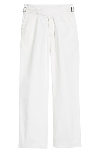 Noah Twill Gurkha Pants In White