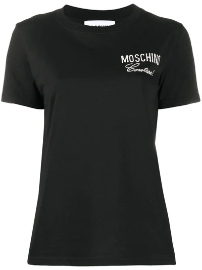 Moschino Couture! Print T-shirt In Black
