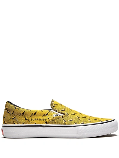 Vans Slip-on Pro Sneakers In Yellow