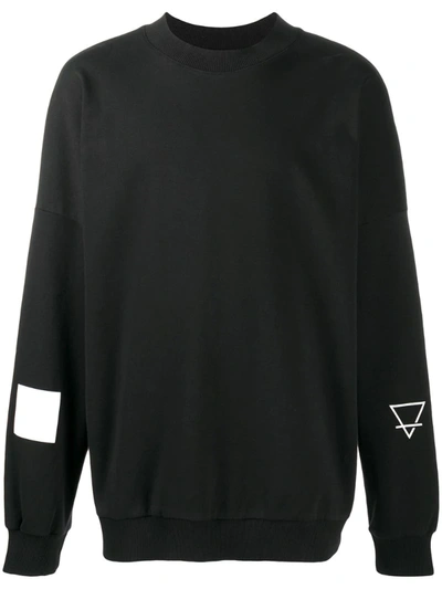 Thom Krom Logo-print Sweatshirt In Black